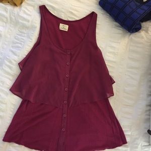 Fuchsia tank top
