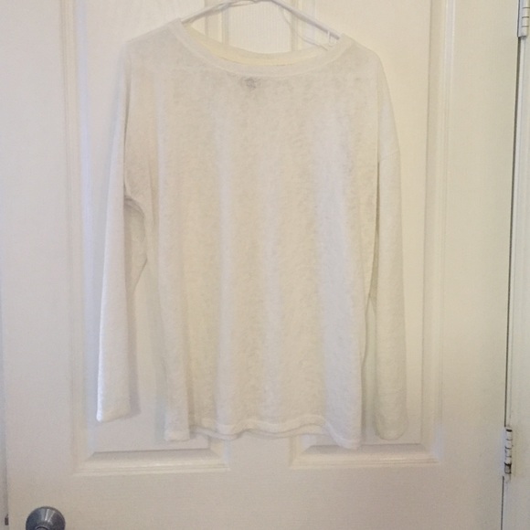 Heathered White Zara Top