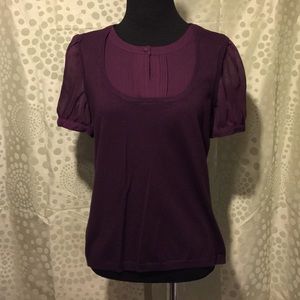 Plum sweater/shirt