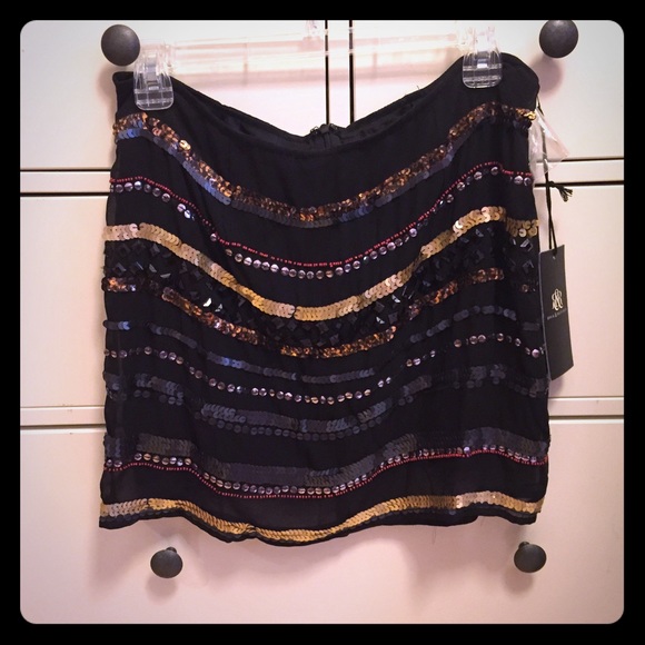 Rock & Republic Dresses & Skirts - Rock & Republic Sequin Black Mini Skirt