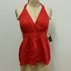 Kenneth  Cole  reaction halter in red.