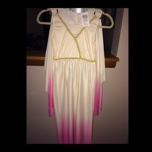 Greek Goddess Kids costume with accessories