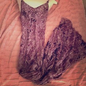 Floor length gown from Bloomingdales