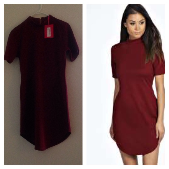 Kareena Ribbed Curved Hem Body-con Dress