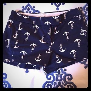 J.Crew Shorts w/ anchor design