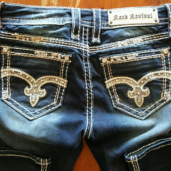 Rock Revival July Cuffed Skinny sz 27