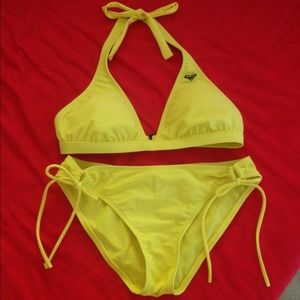 Roxy yellow swim suit