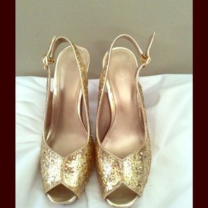 💰 $5 Sale Nine West open toe sling back heels