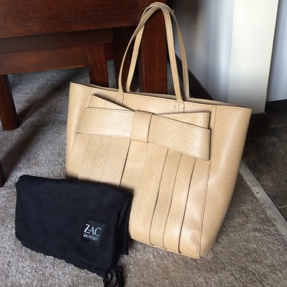 ZAC by Zac Posen nude tote bag