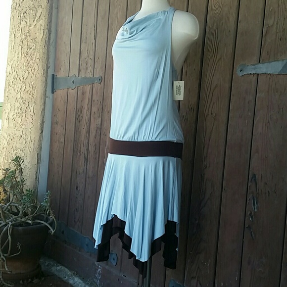 Guess Two-tone Drop-waist Dress - Picture 3 of 4