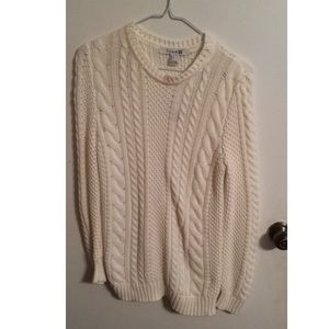 Cream sweater