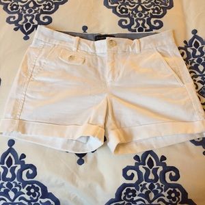 Banana Republic white shorts