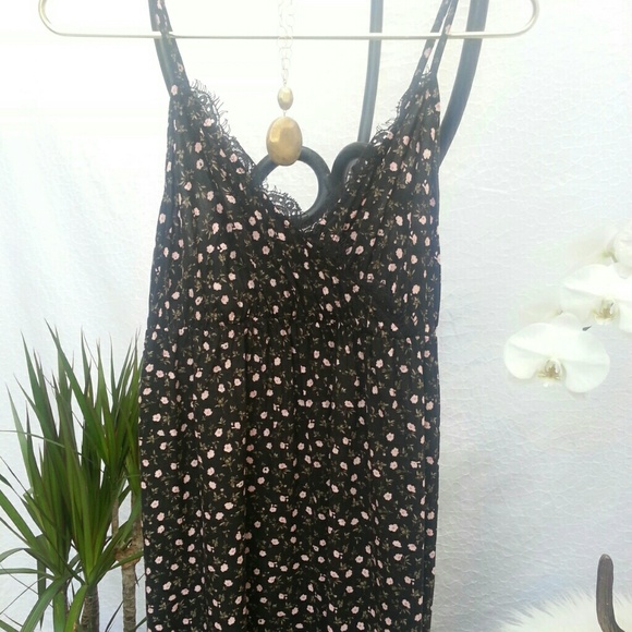 Floral Print Slip Dress