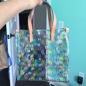 D&B clear mini tote