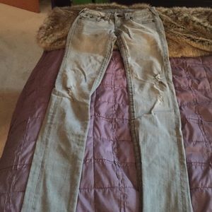 True religion distressed denim