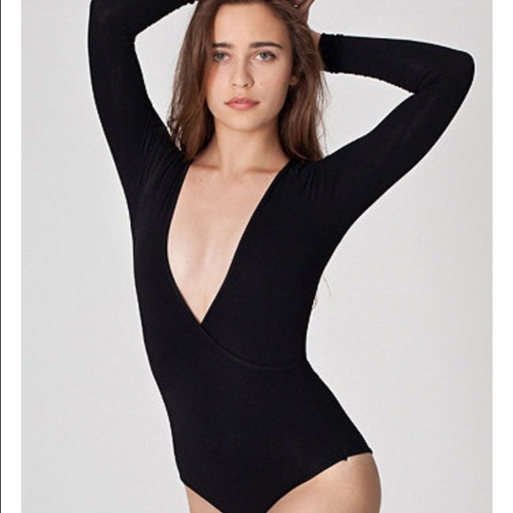 American apparel black body suit - reserved