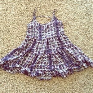BRANDY MELVILLE Purple Flower Dress