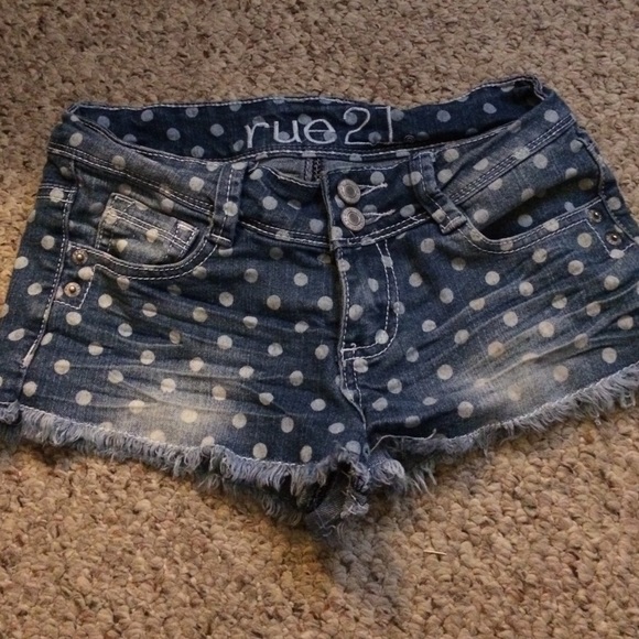 Polka dot shorts