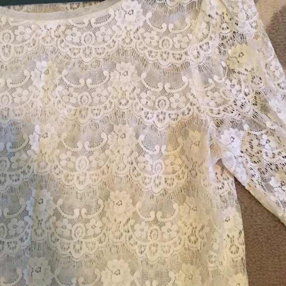 White lace tunic - Picture 2 of 3