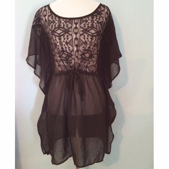 Xhilaration Dresses & Skirts - ✨Host Pick✨The Perfect Black Swim Cover Up