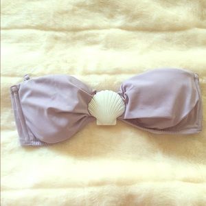 Purple shell bikini top