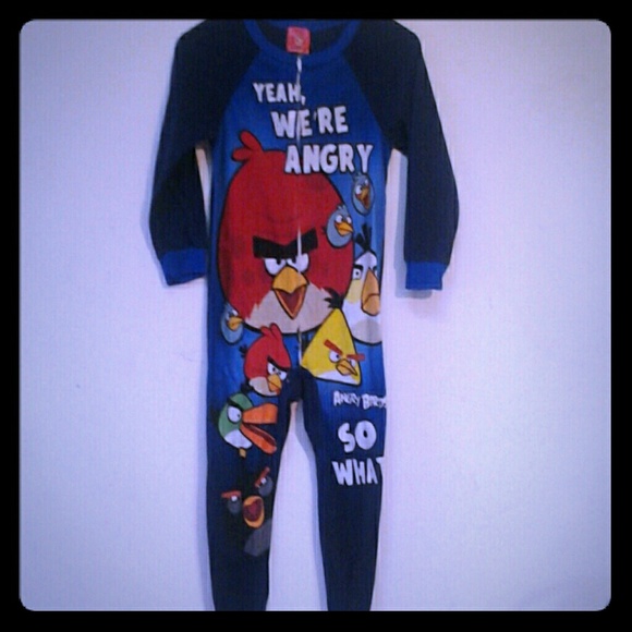 Angry birds onesy pajama
