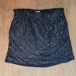 REDUCED*Black sequined skirt