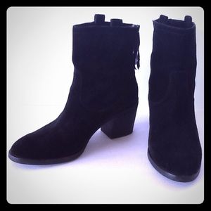 Sam Edelman Black Suede Boots size 9 1/2 💜
