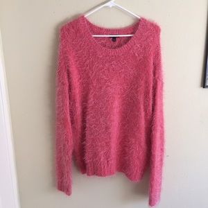 Pink Apt. 9 Fuzzy Sweater