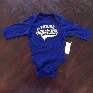 New born baby boy graphic onesie