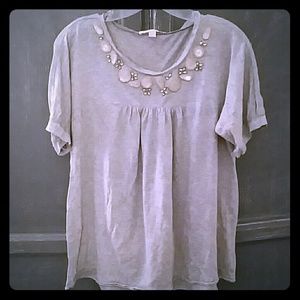 Rebecca Taylor embellished t shirt. Sz. 10