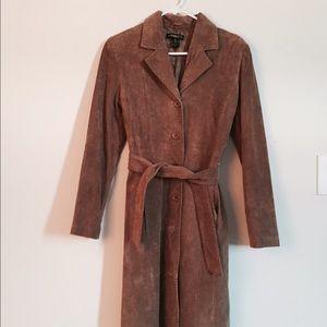 Suede Trench Coat - Pigalle