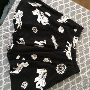 (RESERVED)✨BOHO SKIRT&PINEAPPLE SHORTS✨(BUNDLE)