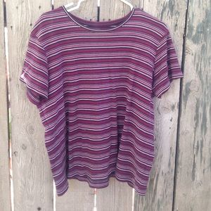 Loose striped cotton shirt