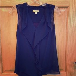 Navy blue Vera Wang top
