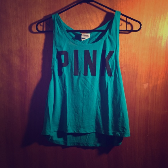 PINK heart-back tank