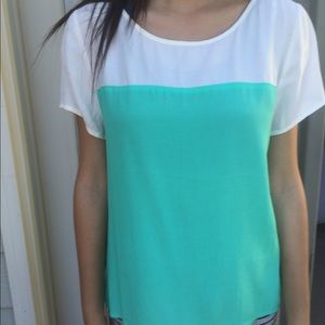 Beautiful for Summer!! Color Block Top