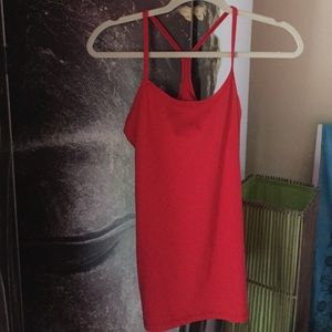 Lululemon flow y tank in red
