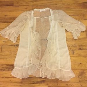 White chiffon summer cover