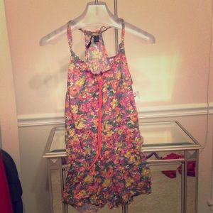 Floral halter jumper