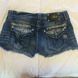 Perfect condition Miss Me shorts