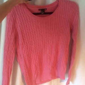 Pink H&M light knit sweater