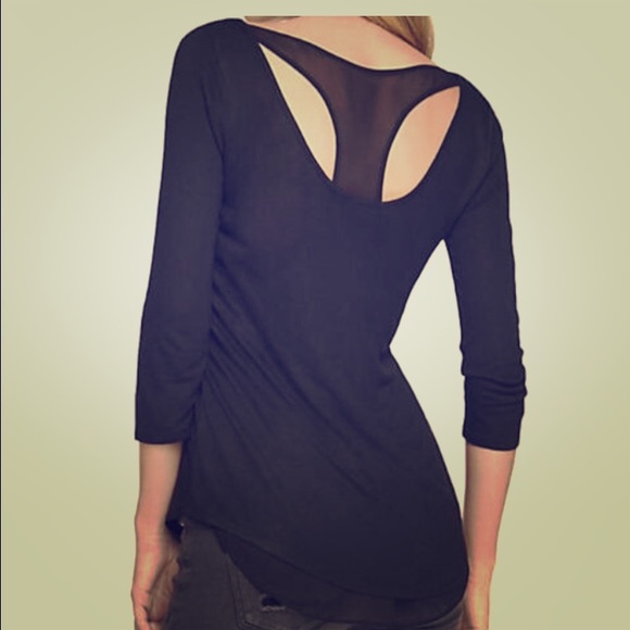 Express cute black tee- extra small