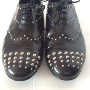 Black Studded TOPSHOP premium shoes size 9