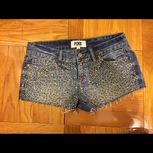 Victoria's Secret PINK denim cutoff shorts - sz 0