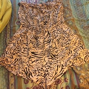Animal Print Romper