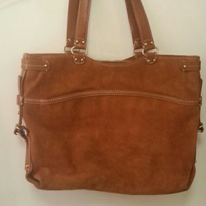 Antonio Melanie brown suede purse