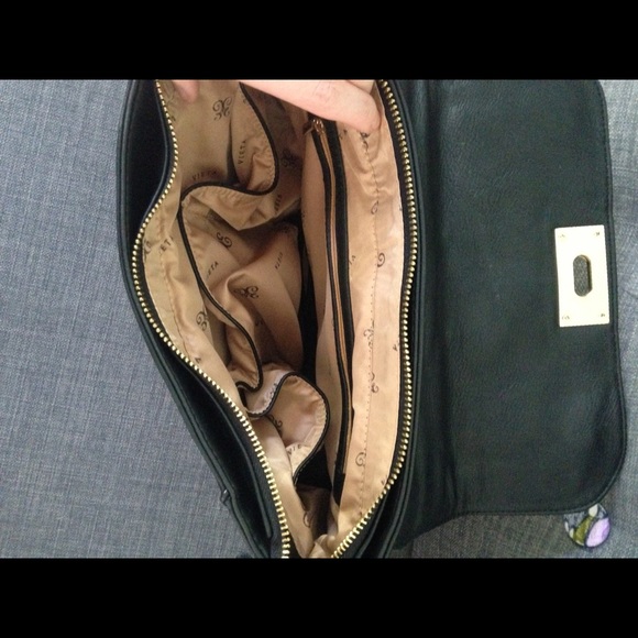 NWOT Black Faux Leather Purse - Picture 3 of 3