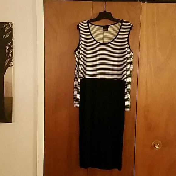 ASOS cold shoulder dress