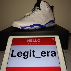 Air Jordan Retro 6 Sport Blue